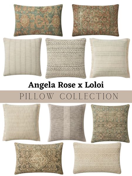 Angela Rose x Loloi: Pillow Collection 

#LTKhome #LTKstyletip #LTKsalealert