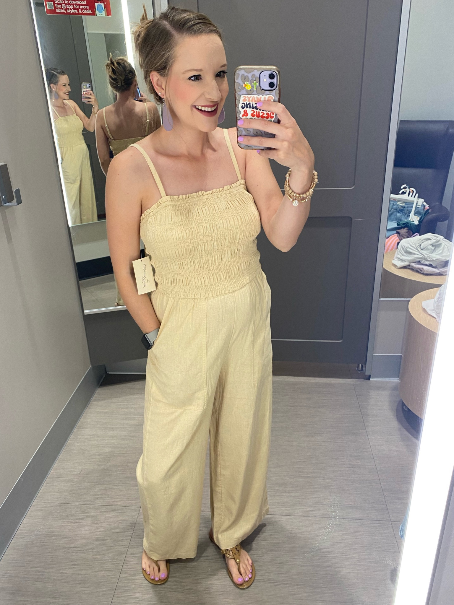 Target circle week!! 30% off this linen jumpsuit!! 

#LTKxTarget