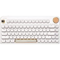 Azio IZO Wireless BT5/USB PC & Mac Mechanical Keyboard, White Blossom | Amazon (US)