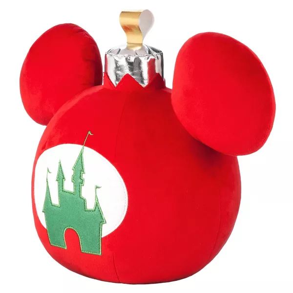 Disney Mickey Mouse Kids' Icon Holiday Ornament Throw Pillow | Target