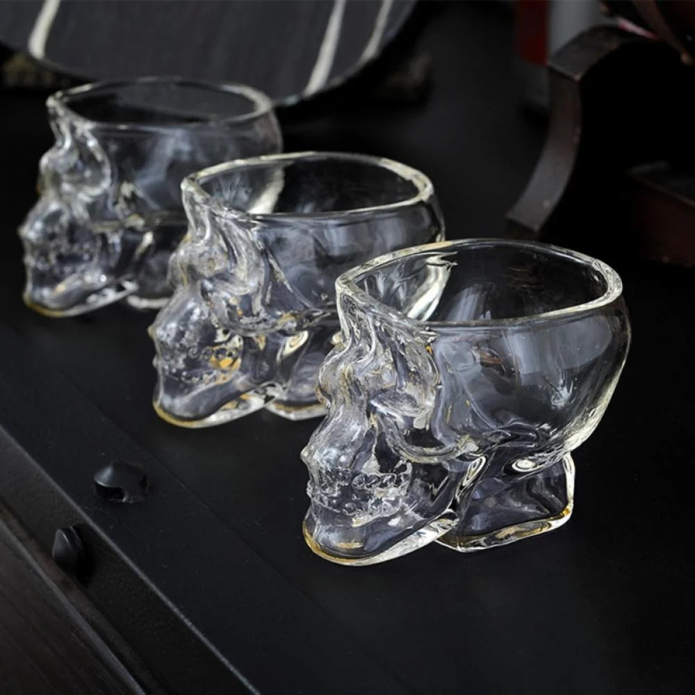 Leonard 2.8 Oz Skeleton Wine Glasses/ Skull Shot Glasses/ Shot Glass Set/ Skull Glass/ Skull Glas... | Walmart (US)