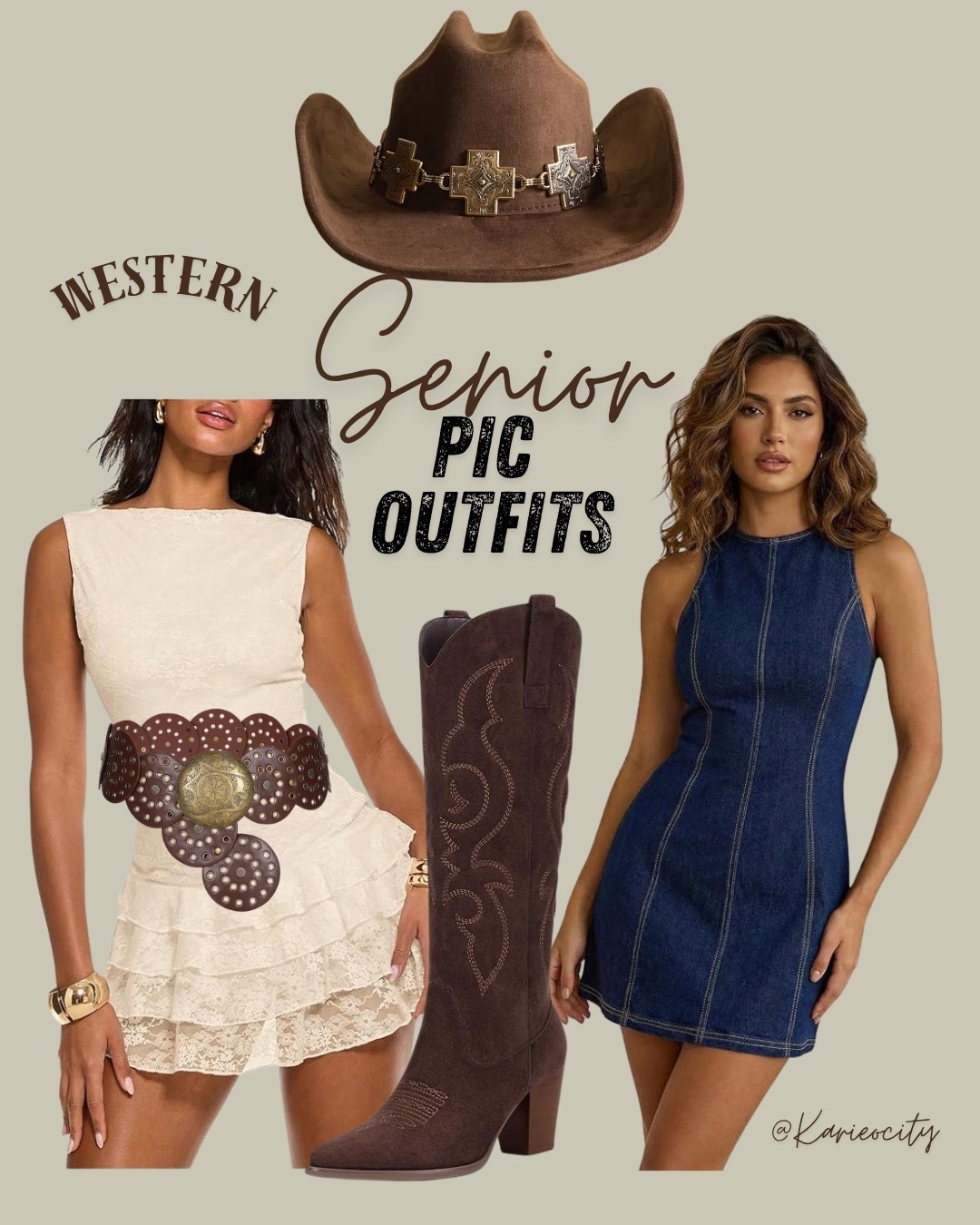 Western Senior Pic Outfits 🤎

This is one of my daughter’s Senior year this year and here is some of the outfits she will be wearing 🤠

Senior pic Outfits// Western Outfits// Amazon Outfits// Jean Dress // Western Boots // Cowgirl hat

#LTKKids #LTKdayinmylife #LTKmomlife