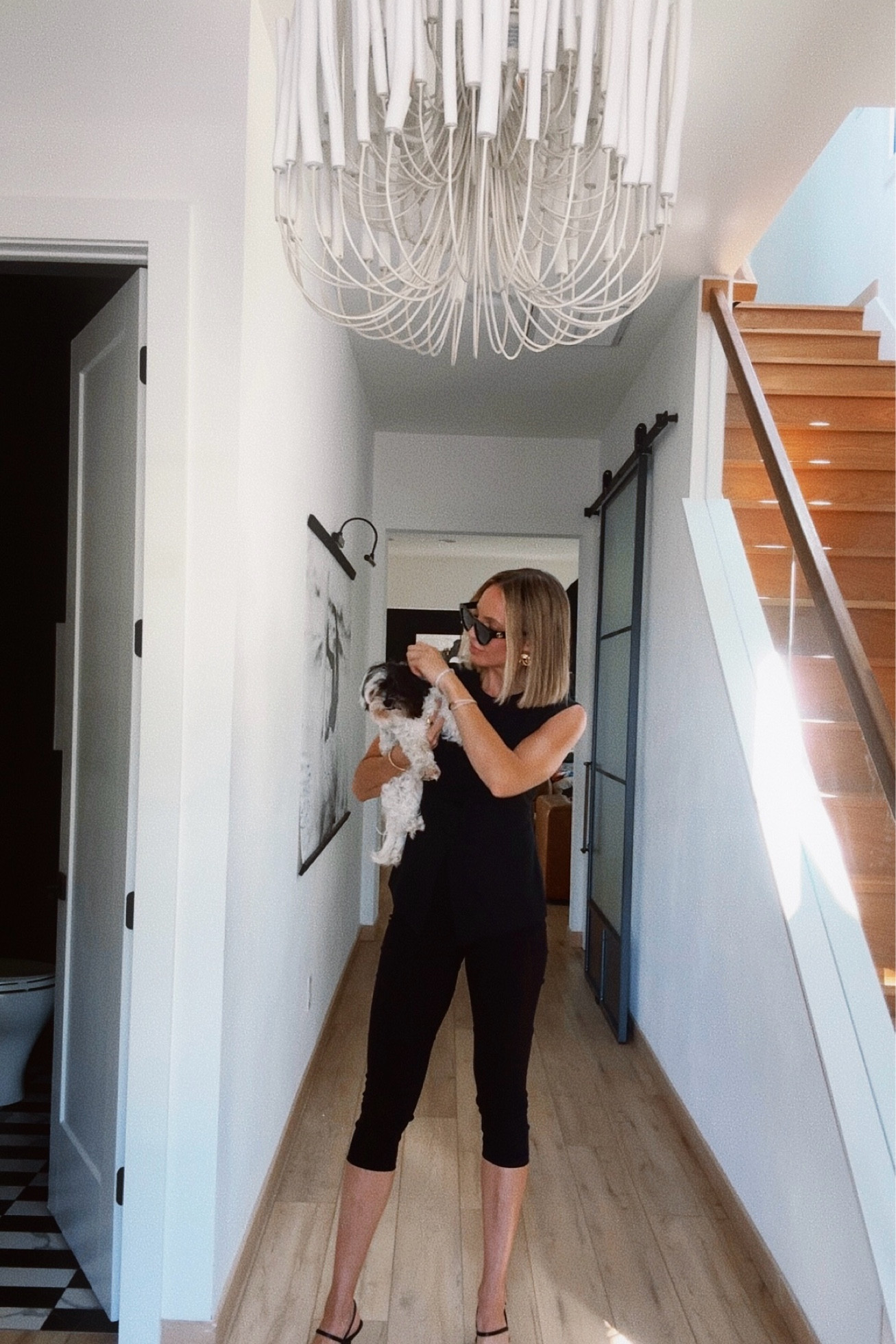 Wearing a small in the vest and the capris. Heels run TTS.

#LTKStyleTip #LTKFindsUnder50 #LTKWorkwear