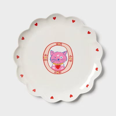 10.5" Novelty Cat Dinner Plate - Pillowfort™ | Target