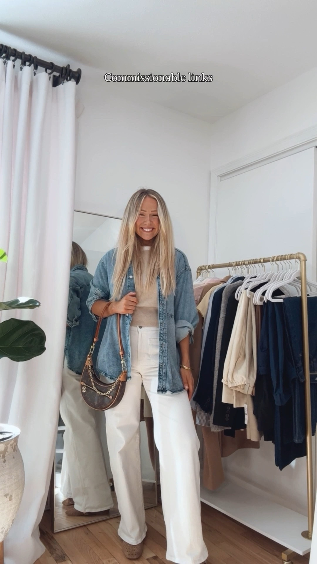 Commissionable links | white jeans outfit 