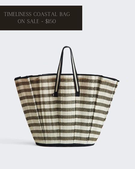 Coastal perfection! Love the pleating and classic black and white on this roomy tote  

#LTKGiftGuide #LTKstyletip #LTKitbag