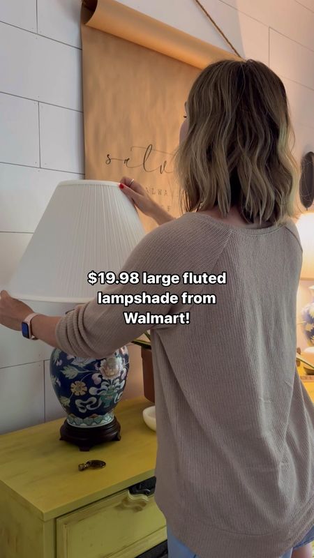 $19.98 vs $60 lampshade from Walmart
Home decor, pleated lampshade 
Lampshade 


#LTKxWalmart #LTKVideo #LTKHome