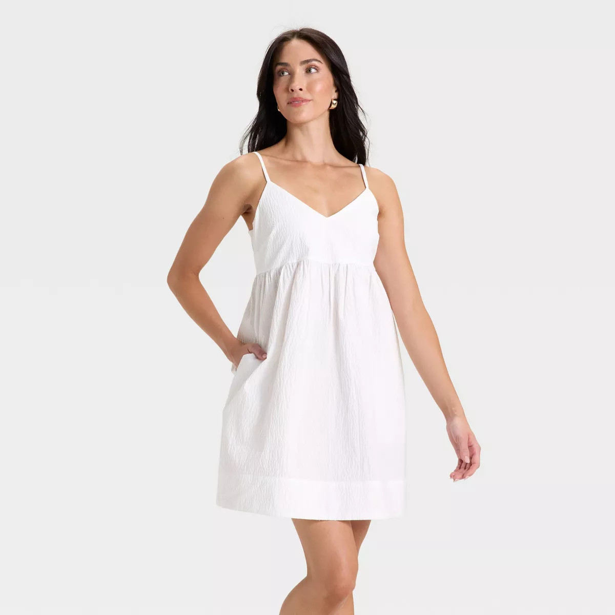 Women's Seersucker Mini Dress - A New Day™ | Target