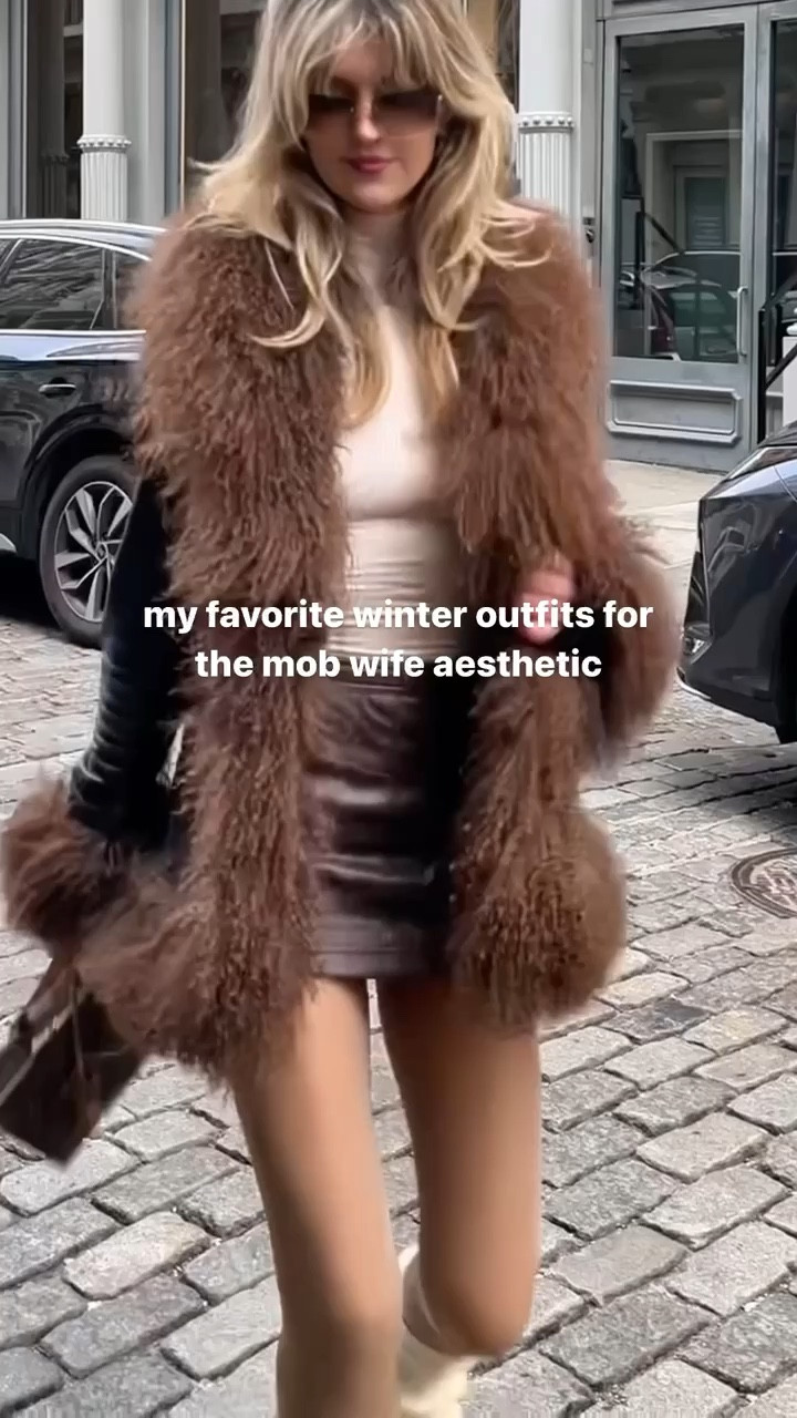 My favorite winter outfits for the mob wife aesthetic 💌 

Mob wife outfit inspo - winter fashion - winter outfits - mob wife outfits - fur coats - styling tips - trendy fashion - designer looks - 

#LTKstyletip #LTKSeasonal