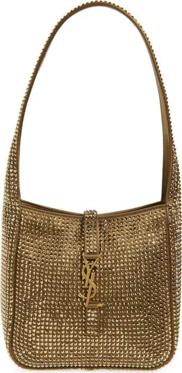 Saint Laurent Mini Le 5 À 7 Crystal Embellished Shoulder Bag | Nordstrom | Nordstrom