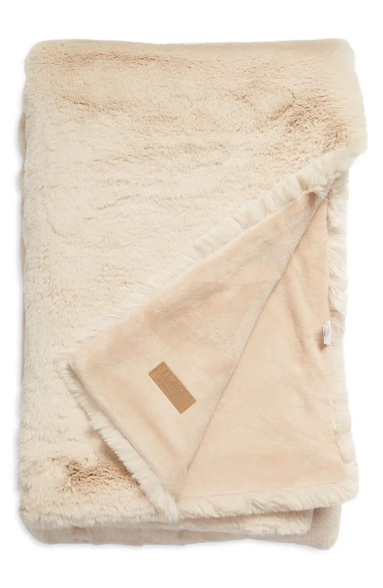 The Marshmallow 2.0 Medium Faux Fur Throw Blanket | Nordstrom | Nordstrom