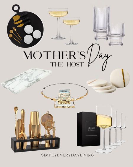 Mother’s Day Gift Gift Guide, host, glassware, cutting board, hostess , tray, marble tray, drink shaker, mixer, cocktail glass, drink mixer 

#LTKGiftGuide #LTKsalealert #LTKFind