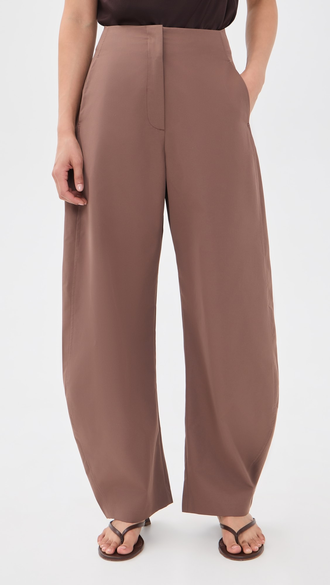 Source Unknown | Source Unknown Edolo Barrel Leg Trousers | Shopbop — shop this pick from Emily's edit