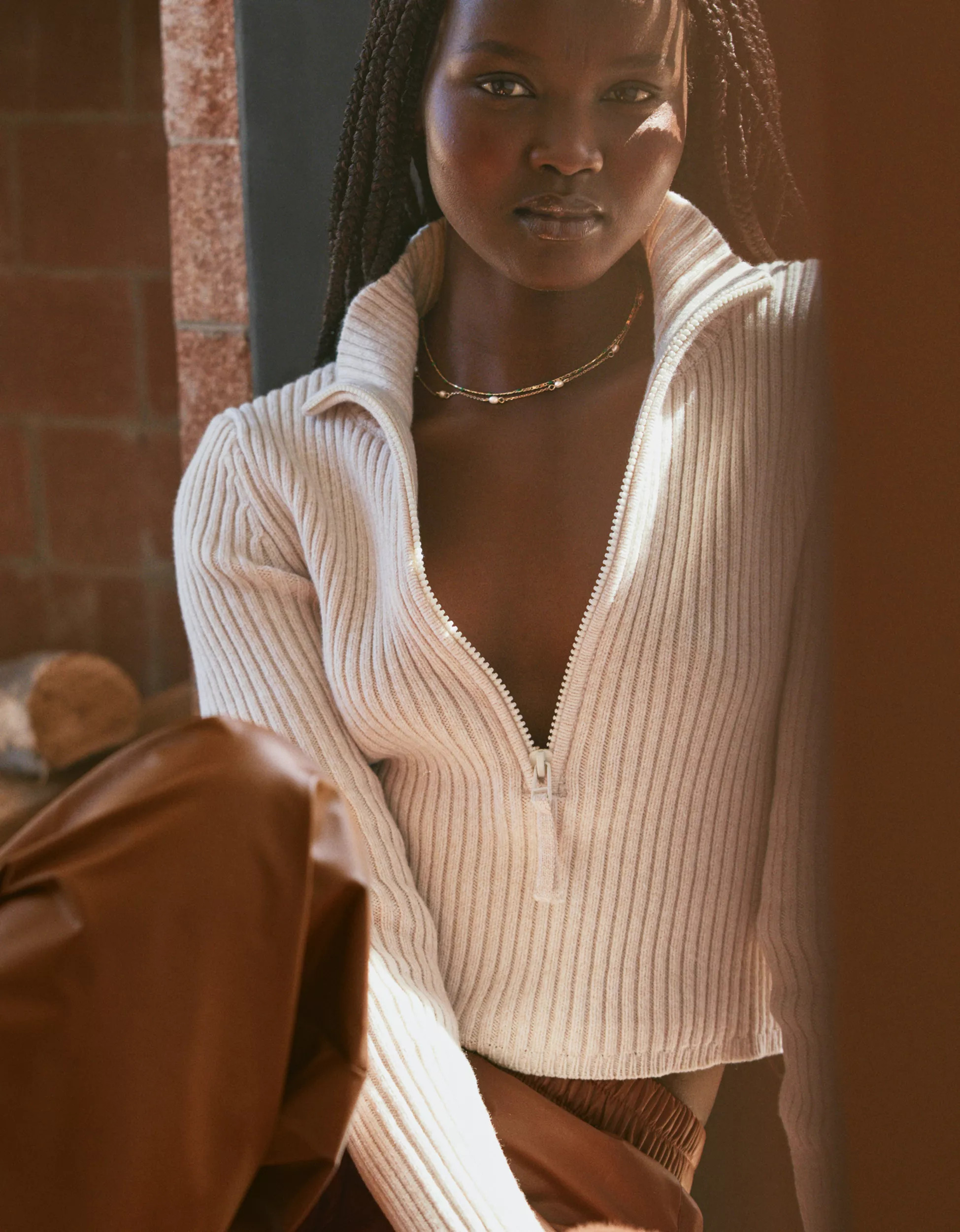 Aerie Late Night Quarter Zip Sweater | Aerie