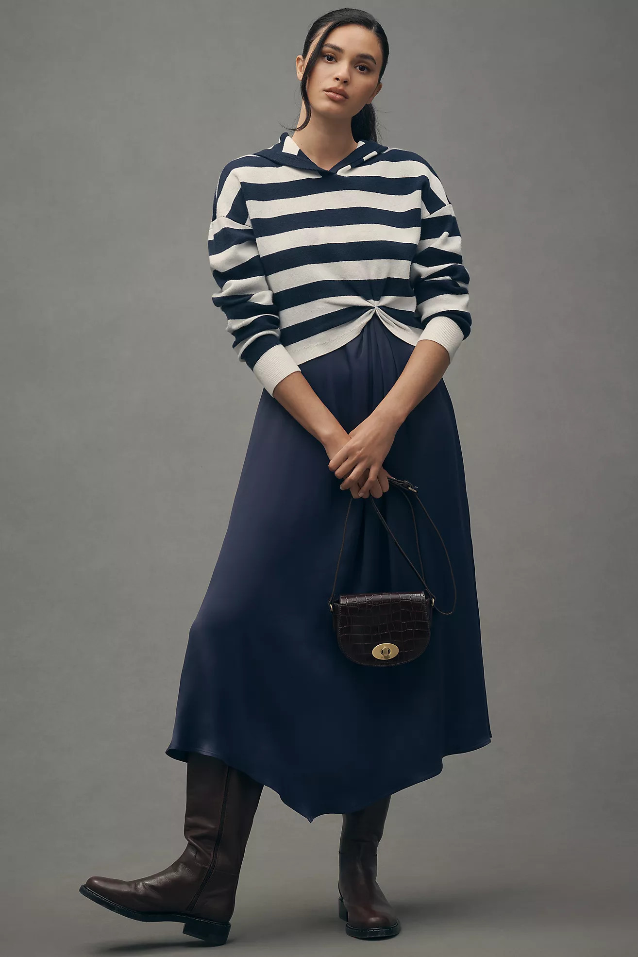 The Gemini Twofer Sweater + Dress Set: Long-Sleeve Hooded Edition | Anthropologie (US)