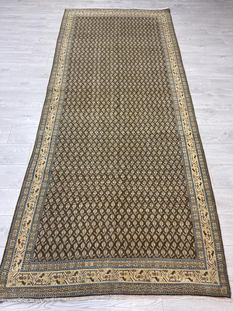 Persian malayer Runner 4’3" x 10’1” feet | Malayer handmade rug Decorative vintage classic ... | Etsy (US)