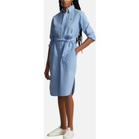 Polo Ralph Lauren Long Sleeve Cotton-Poplin Shirt Dress - UK 2 | The Hut (Global)