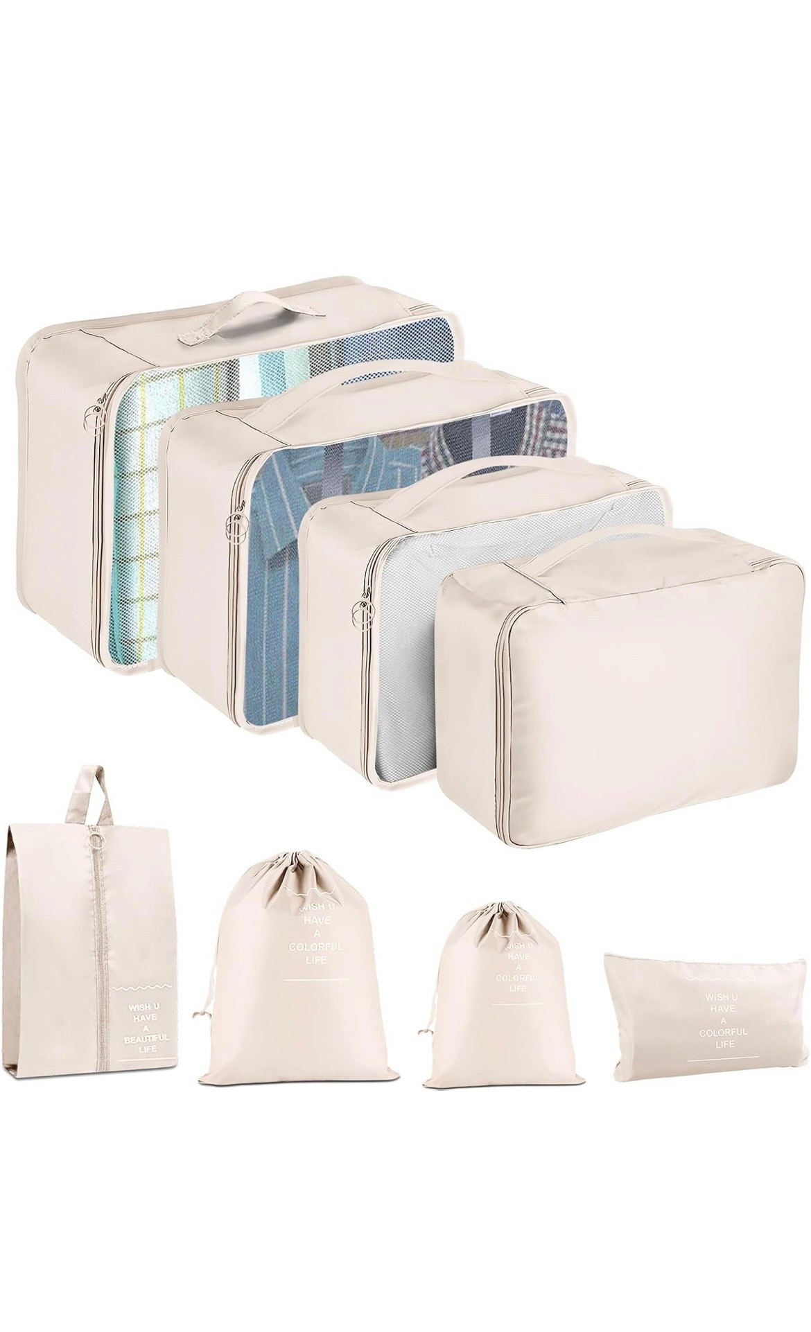 8 Set Travel Packing Cubes! Comes in 5 colors!

#LTKTravel
