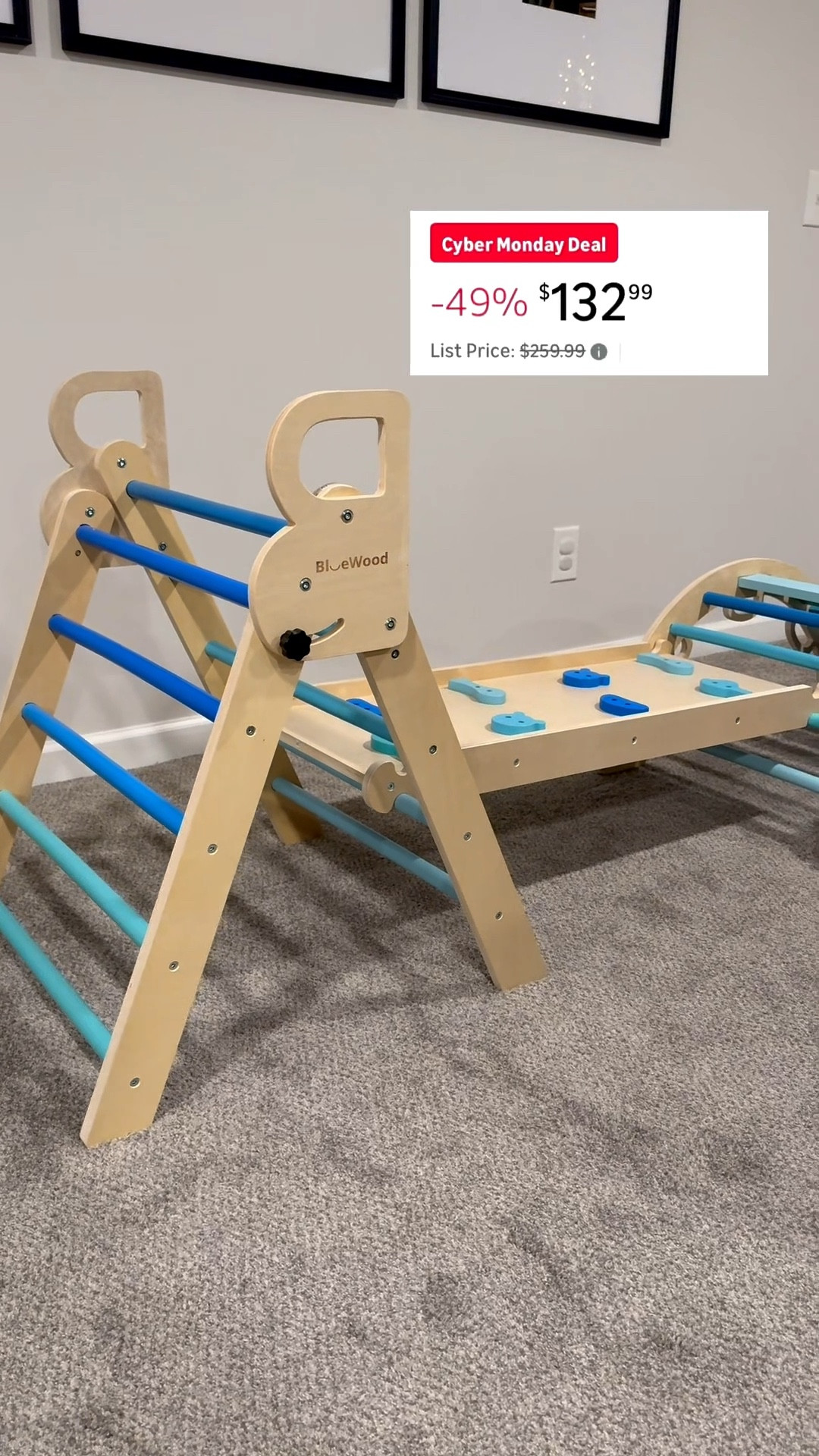 The perfect gift for your toddler this holiday season and it’s on sale for Cyber Monday! This Montessori Pikler Climbing Set comes in various color options and is such a great developmental toy for 1–3 year olds. Encourages gross motor skills, independent play, and indoor energy burn (perfect for winter!).

#ToddlerGiftIdeas #ToddlerToys #ToddlerChristmasGifts #MontessoriToys #MontessoriClimber #PiklerTriangle #HolidayGiftGuide #GiftGuide2025 #GiftGuideForKids #ToddlerMomLife #LTKGiftGuide #LTKKids #CyberMondaySale #CyberMondayDeals #AmazonFindsKids #AmazonToyFinds

#LTKKids #LTKSaleAlert #LTKCyberWeek
