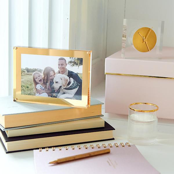 Russell+Hazel Acrylic Double Sided Picture Frame | The Container Store