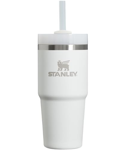 Stanley Quencher H2.0 Tumbler with Straw 14 oz | Flowstate 3-Position Lid | Cup Holder Compatible for Travel | Insulated Stainless Steel Cup | BPA-Free | Frost | Amazon (CA)