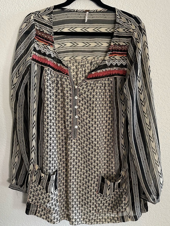 Free People Feather in the Wind Sheer Tunic | Poshmark