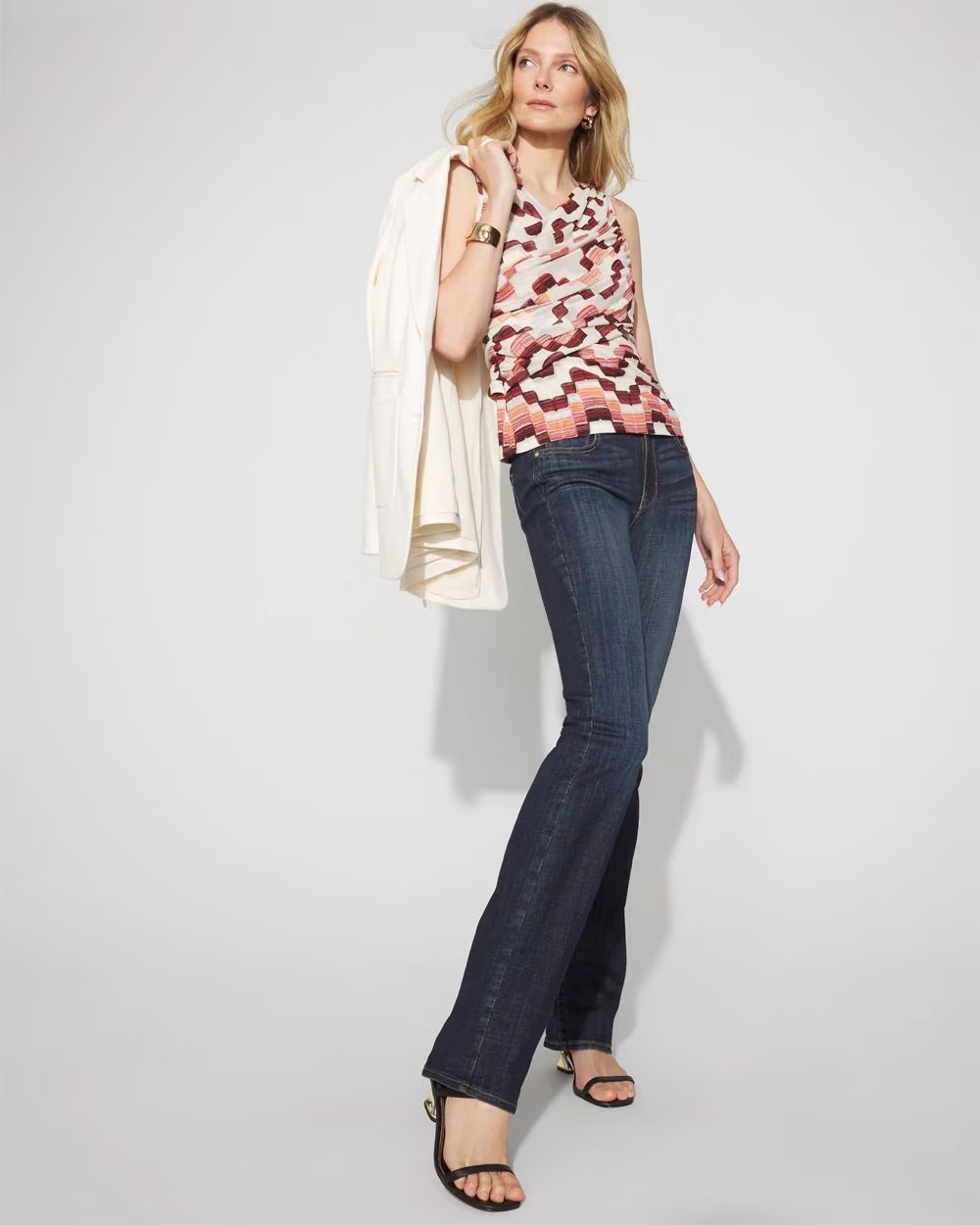 Mesh Surplice Tank Top | White House Black Market | White House Black Market