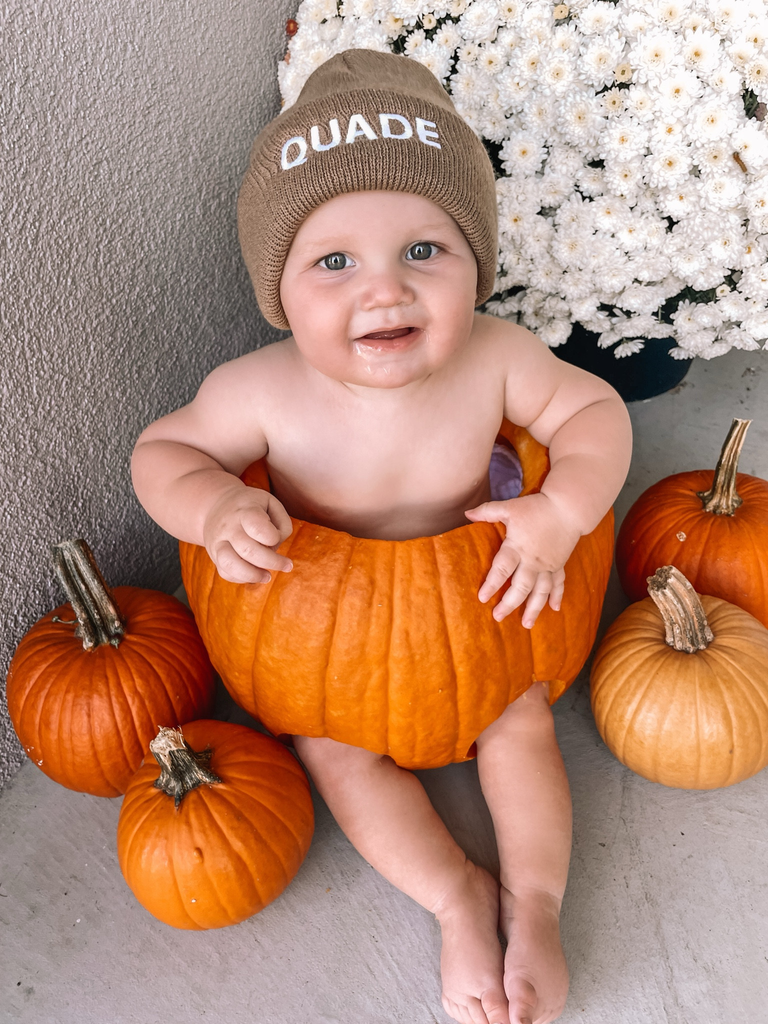 Can’t believe my little punkin is almost 9 months old. Where does time go? // 
•
•
•


#LTKSeasonal #LTKKids #LTKBaby