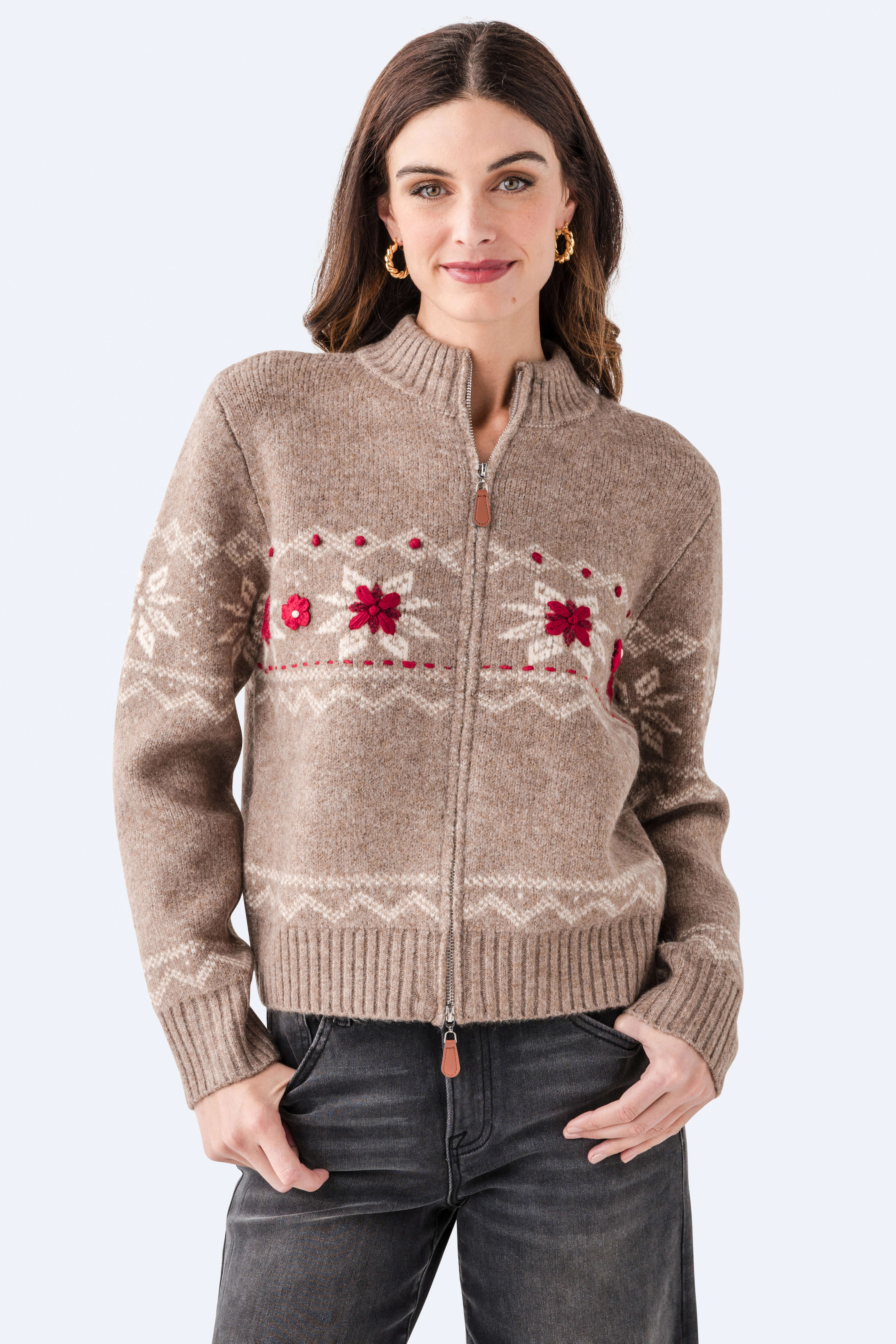 RD Style Nayeli Crewneck Cardigan | Social Threads