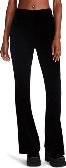 Steve Madden Harlow High Waist Velvet Pants | Nordstrom | Nordstrom