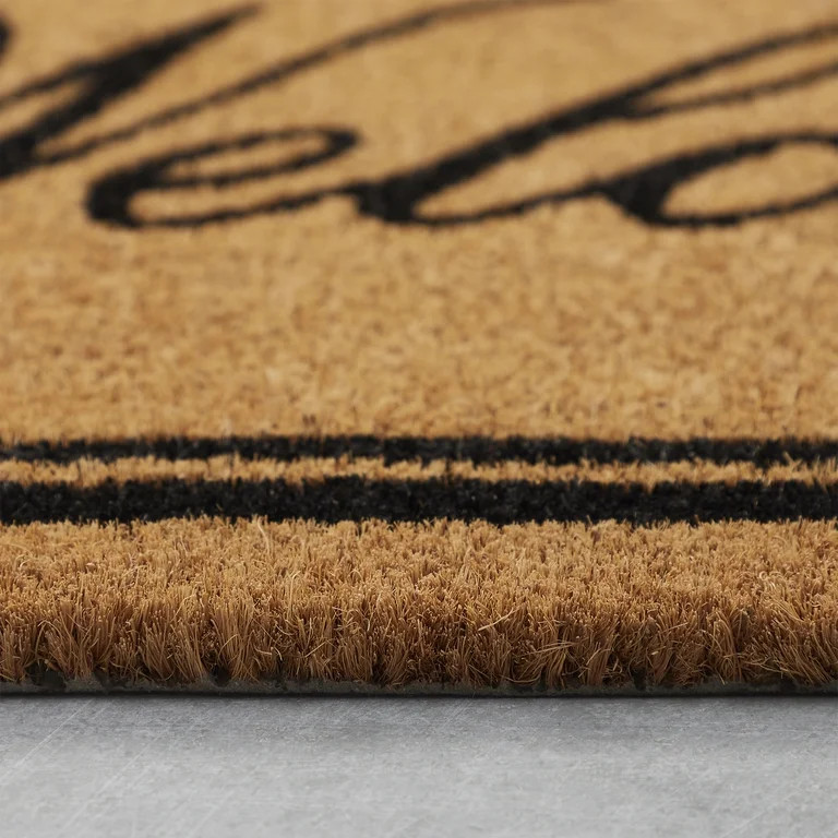 My Texas House Black Border Welcome Outdoor Coir Mat, 18" x 47" | Walmart (US)