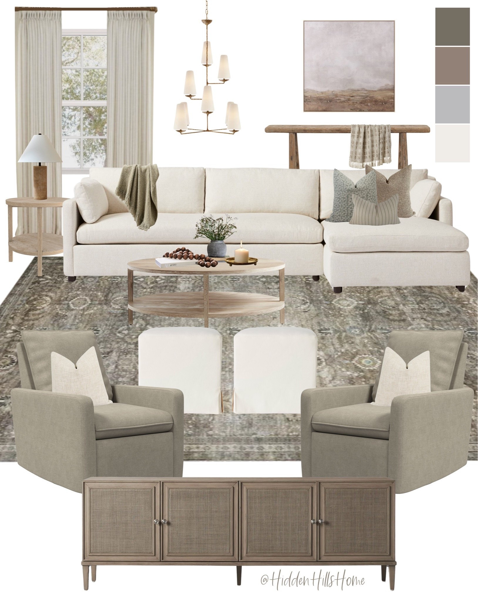 Living room decor, living room mood board, home decor ideas, living room inspiration, sectional sofa, living room rug #livingroom

#LTKHome #LTKSaleAlert #LTKSeasonal