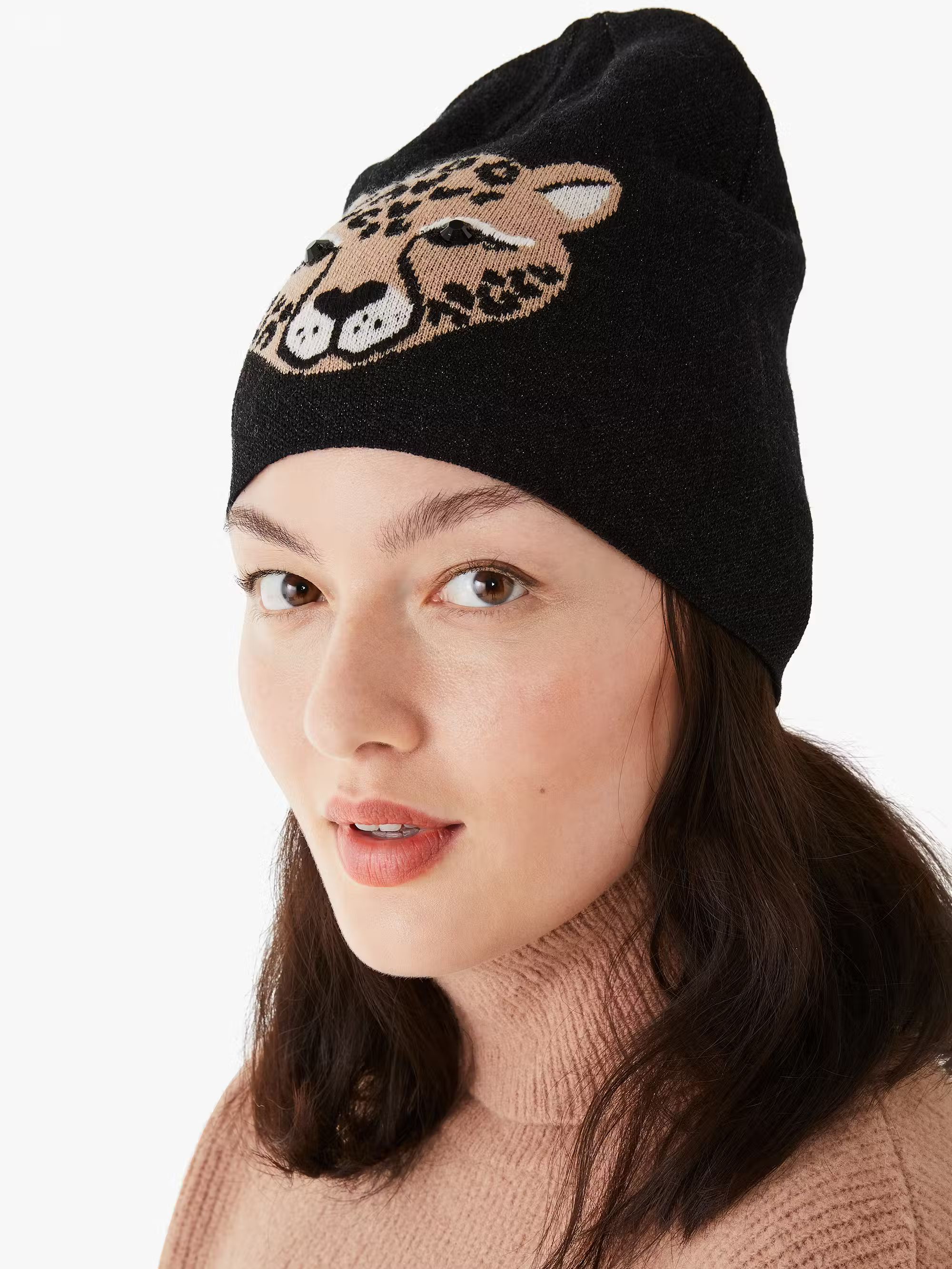 leopard face beanie | Kate Spade (US)