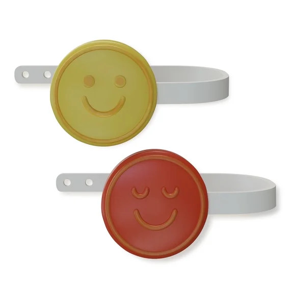 Mainstays Kids Lemon and Orange Smiley Face Curtain Holdbacks, 2 Count | Walmart (US)