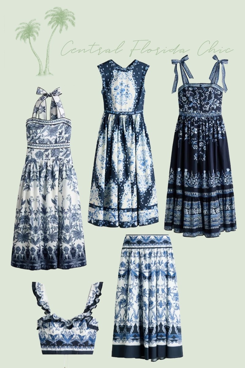 Blue and white floral finds for spring from H&M on sale for a limited time  