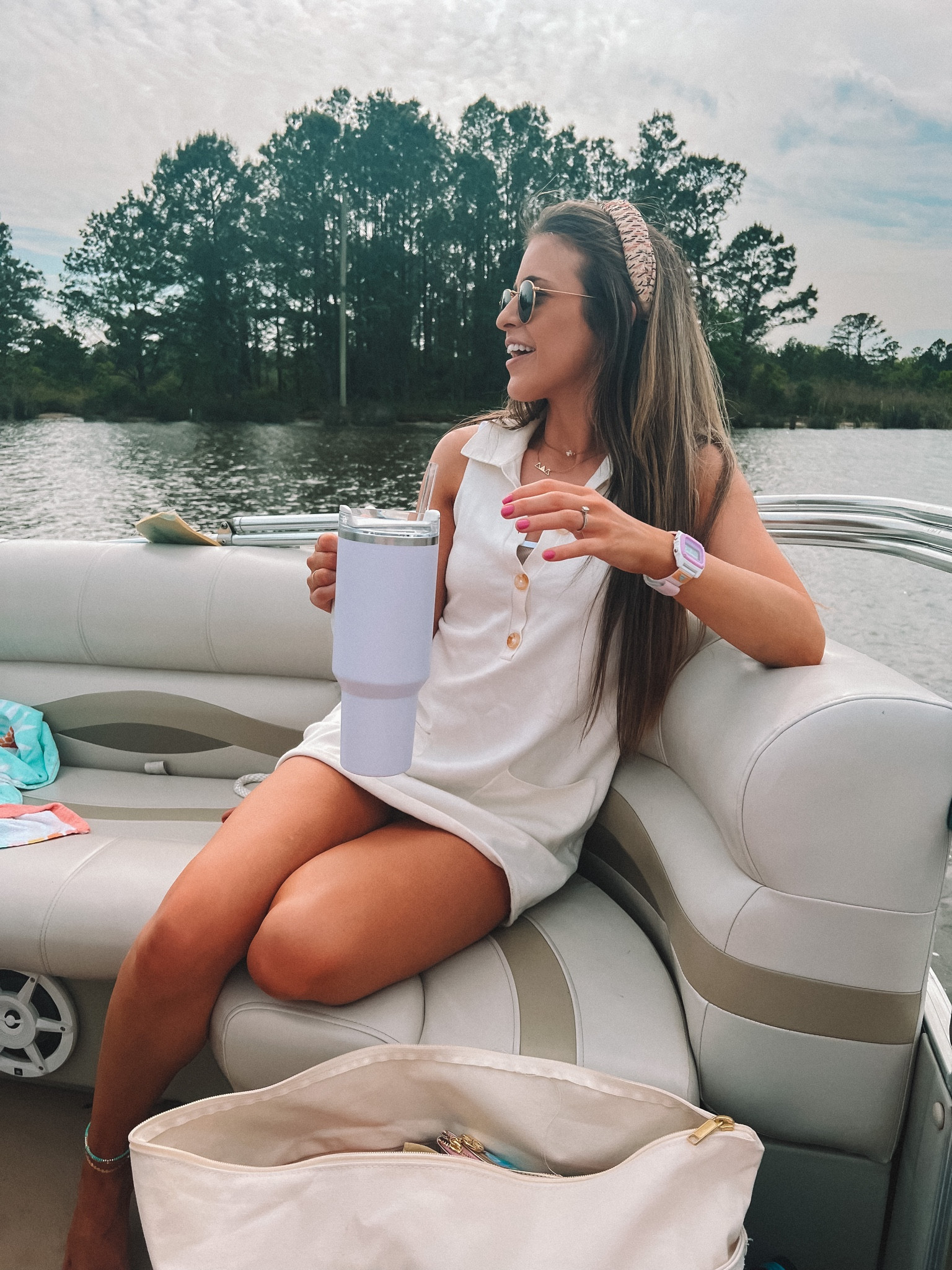 Wisteria Stanley restocked at Target! This dress is the cutest coverup/boating dress🛥️

#LTKunder100 #LTKswim #LTKSeasonal