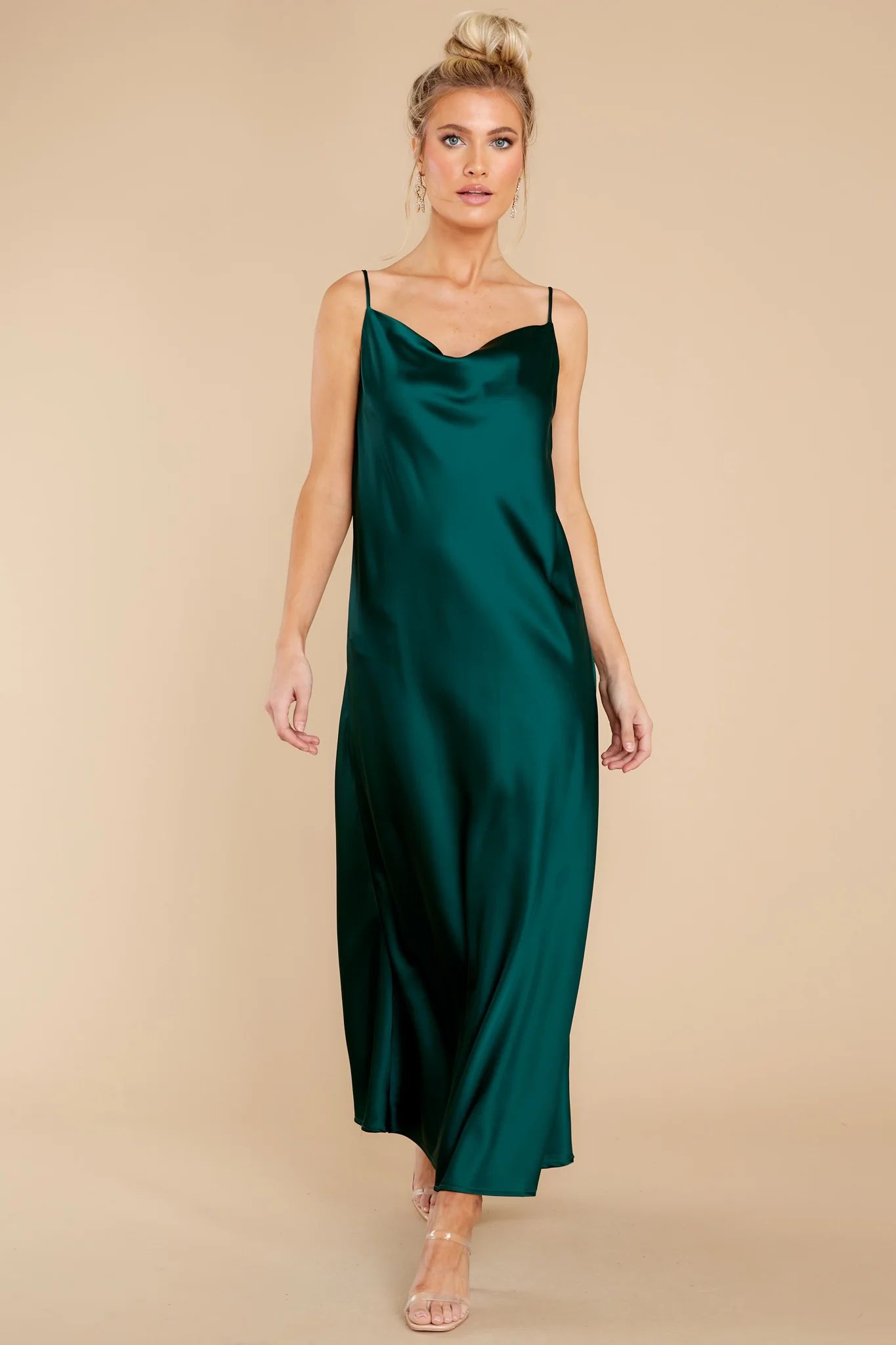 Dash Away All Hunter Green Maxi Dress | Red Dress 