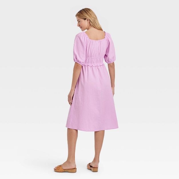 Women's Puff Short Sleeve Dress - Universal Thread™ | Target