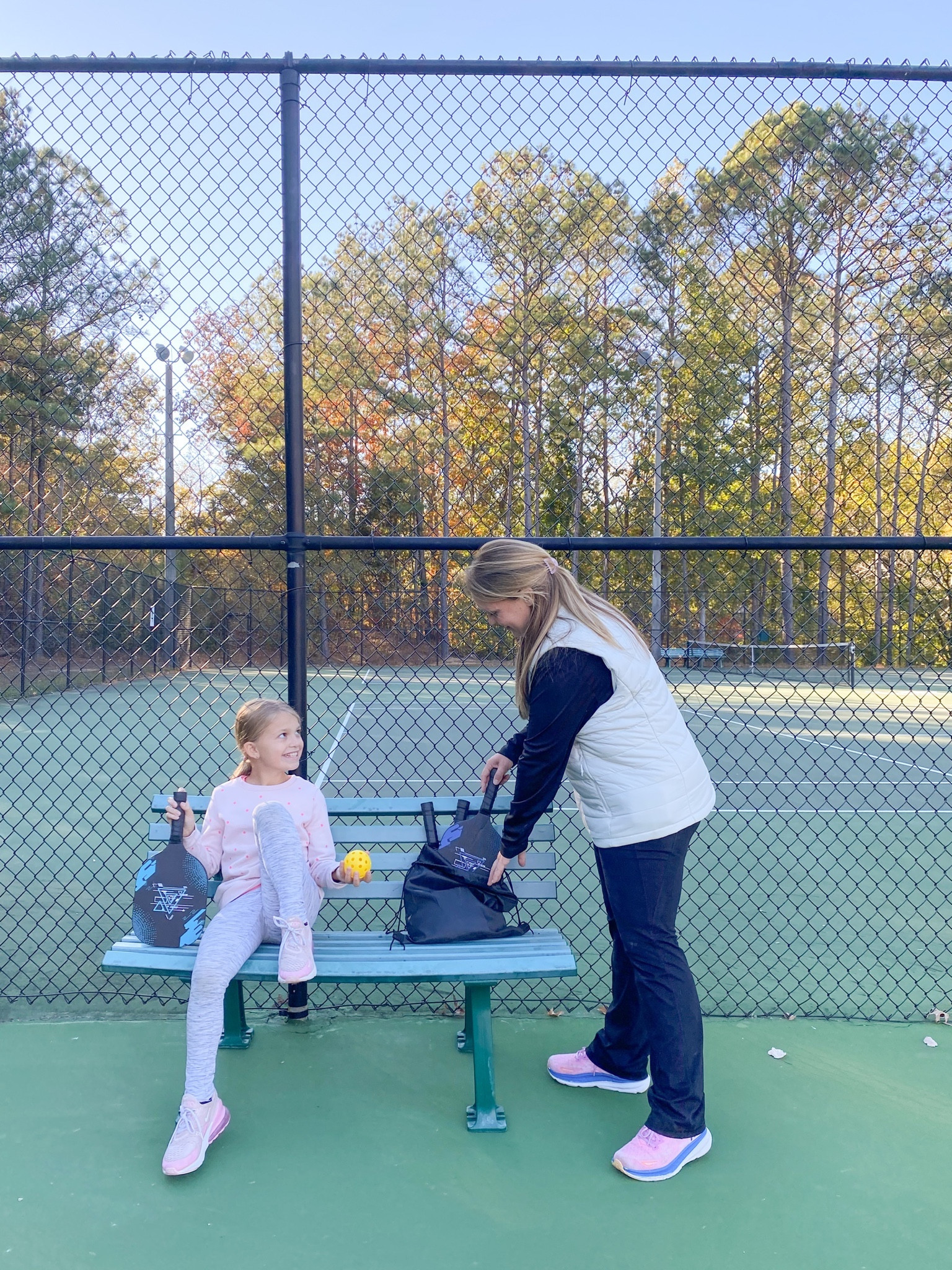 Great intro set for pickle ball. 4 paddles, 4 balls, 4 sweat towels, and a bag to carry it all. The paddles are wooden. We have enjoyed jumping on the pickle ball bandwagon! It’s super fun 🤩

#LTKHoliday #LTKfamily #LTKfitness