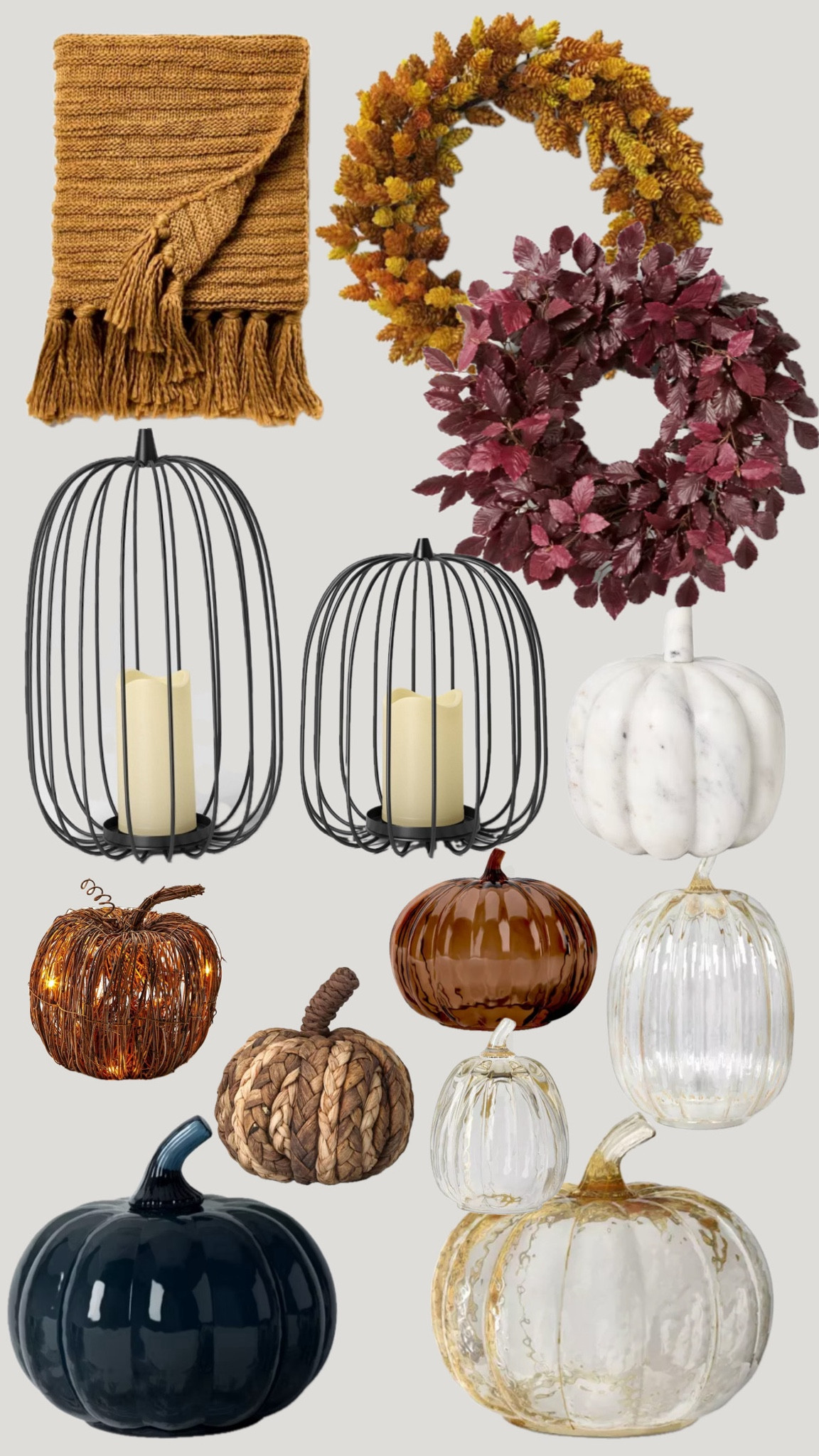 Fall home decor at target🤎🤎🤎
Fall wreath, fall blanket, fall pumpkins 

#LTKSeasonal #LTKFindsUnder100 #LTKHome