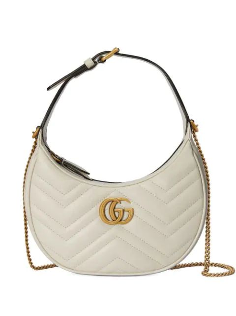 Gucci GG Marmont half-moon Shaped Mini Bag - Farfetch | Farfetch Global