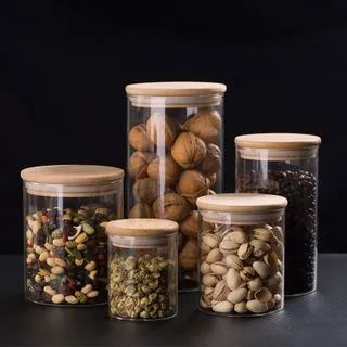 Bamboo Lid Glass Food Container | YesStyle Global