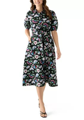 Petite Elbow Sleeve Floral Maxi Dress | Belk