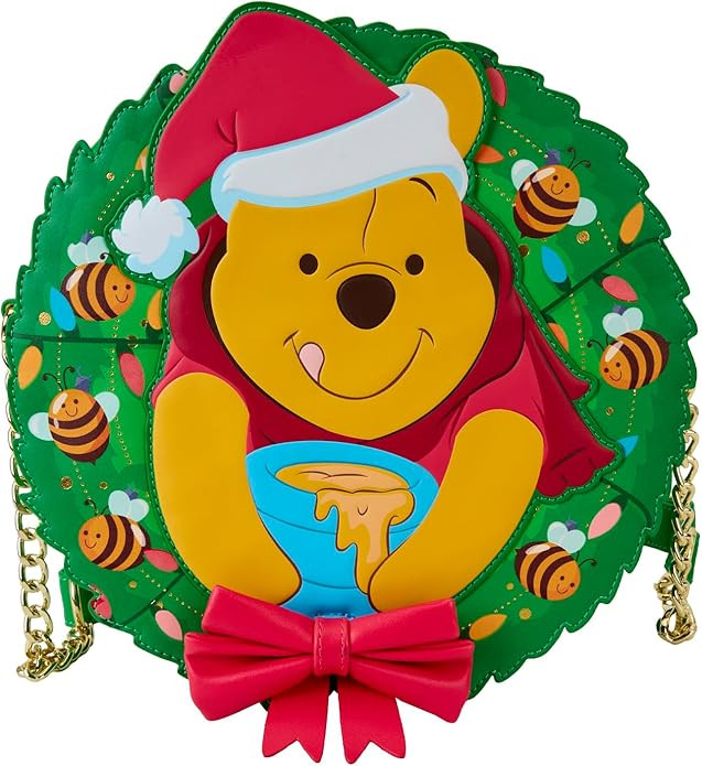 Winnie The Pooh Stuck In Wreath Glow Crossbody Bag | Amazon (US)