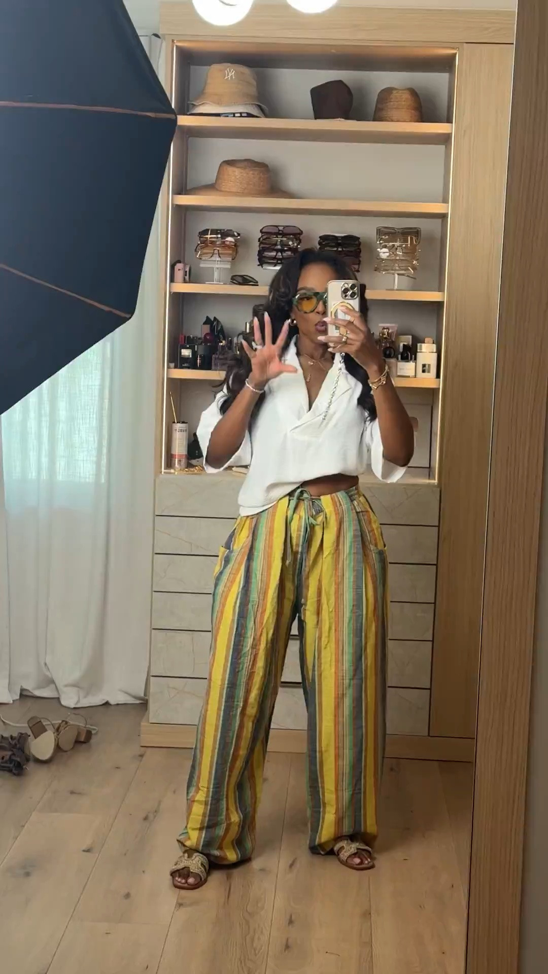 Scroll to shop. These baggy linen pants are everything. I'm obsessed with the bright color. They would pair awesome with any neutral top. I went up a size, and I'm wearing a size medium. I'm 5'4", and I love the way that they loosely fit. Linking everything below

Perfect outfit as elevated everyday wear or even a vacation fit.

#LTKootd #LTKPetite #LTKTravel