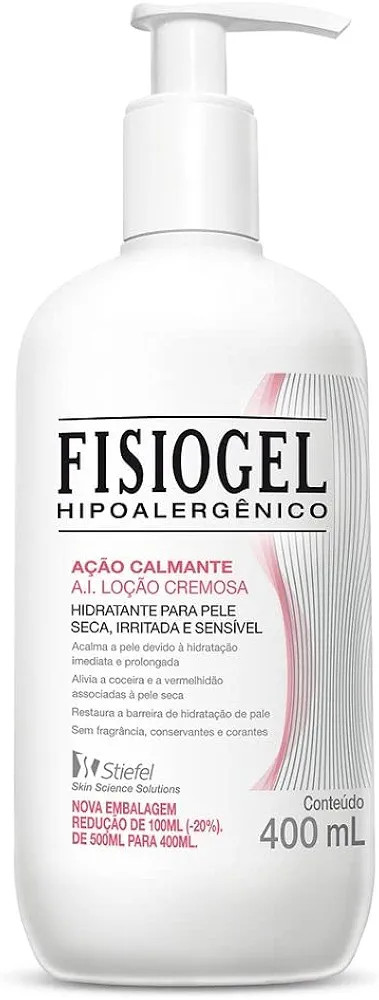 Fisiogel - Loção Hidratante Corporal A.I. Ação Calmante - 400ml | Amazon (BR)