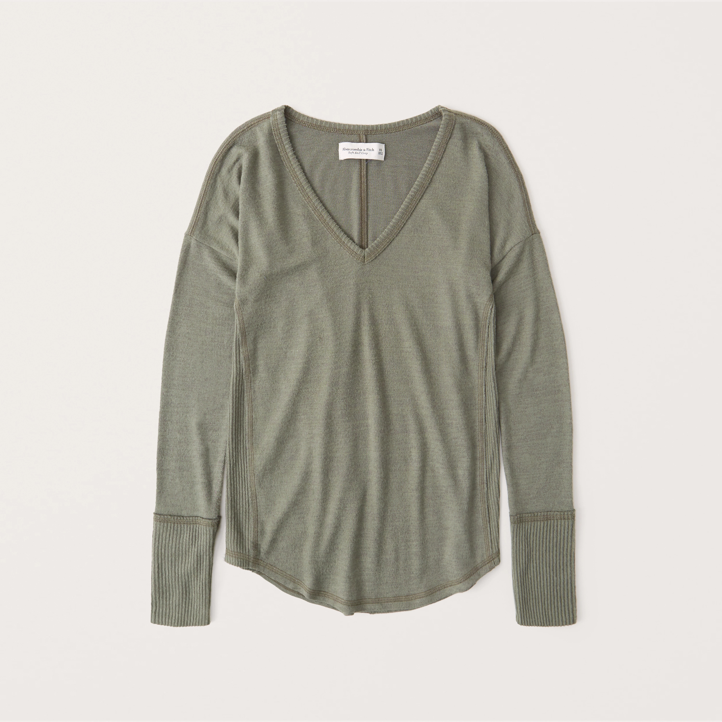 Long-Sleeve Cozy Legging Tee | Abercrombie & Fitch (US)