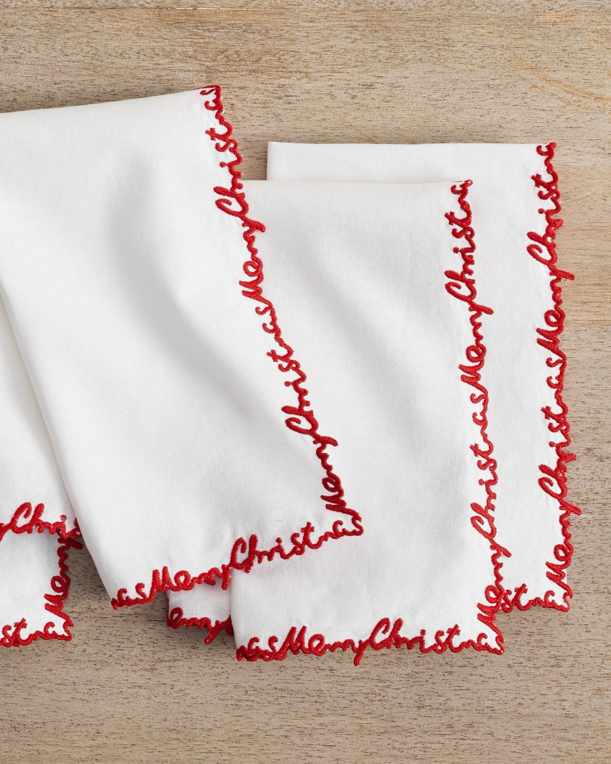 The cutest Christmas napkins!! I love all the detail on the edges unlike anything I’ve ever seen before!!  

Entertaining, napkins, merry Christmas, thanksgiving dinner, table setting ideas, blogger, Tennessee, pottery barn, table, white, red, green 

#LTKHome #LTKGiftGuide #LTKSeasonal