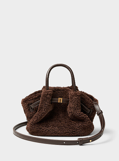 Hana faux-fur mini tote bag | Simons
