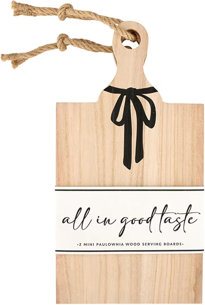 Santa Barbara Design Studio Charcuterie Boards Wood Serving Tray for Cheese, Meat, and Fruit, Bla... | Amazon (US)